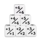 Kit 6 Dados Contadores/Marcadores Positivo/Negativo - MTG