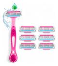 Kit 6 Depilador Feminino Gillete Venus Suave Aloe Vera