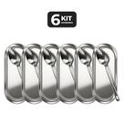 Kit 6 descanso de utensilios de inox - 25x10 cm Kit 6 descanso de utensilios de inox - 25x10 cm