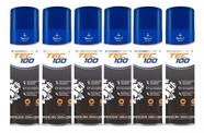 Kit 6 Descarbonizante Tec100 Tecbrill Limpa Bicos Borboletas