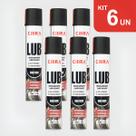 Kit 6 Desengripante Óleo Lubrificante Multiuso Spray Cibra