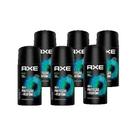 kit 6 Desodorante Antitranspirante Aerossol Musk Axe 152ml