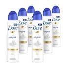 kit 6 Desodorante Antitranspirante Dove ORIGINAL 48h 150ml