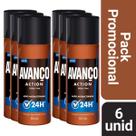 Kit 6 Desodorante Avanço Action 85ml