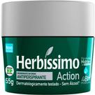 Kit 6 desodorante creme herbissimo 55gr a escolher