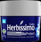 Kit 6 desodorante creme herbissimo 55gr a escolher