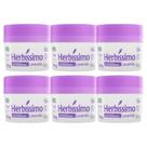 Kit 6 Desodorante Creme Lavanda Herbíssimo 55G - Dana
