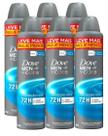 kit 6 DESODORANTE DOVE MEN CARE CUIDADO TOTAL 250ML