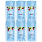Kit 6 Desodorante em Gel Invisible Secret 45g Clear Berry
