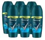kit 6 Desodorante roll-on Xtra Cool 50ml Menta & Musk Rexona Men