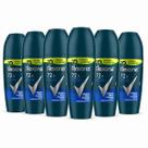 Kit 6 Desodorante Rollon Rexona Active Controle Inteligente 50ml