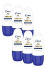 Kit 6 Desodorantes Dove Rollon 30ml Original