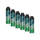 Kit 6 Desodorantes Rexona Men Motionsense Antitranspirante Aerossol Impacto 150ml
