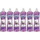 Kit 6 Detergente Gel Concentrado Uva e Orquídea 400ml