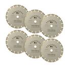 Kit 6 Disco Corte Diamantado Segmentado Topa Tudo 230mm