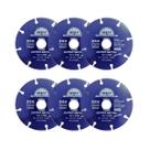 Kit 6 Disco Corte Esmerilhadeira P/ Aço 115mm x 22,23mm Matz