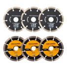 Kit 6 Disco Serra Circular Lâmina 115mm Mármore Concreto Kit 6 Disco Serra Circular Lâmina 115mm Mármore Concreto