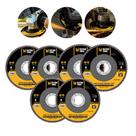 Kit 6 Discos Flap Grão 36, 80 e 100 115mm Fasterr