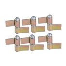Kit 6 Dobradiça Gonzo Nº1 Com Aba 3/4'' Porta Portão Ferro