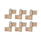 Kit 6 Dobradiça Gonzo Nº3 Com Aba 1.1/4'' Porta Portão Ferro