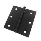 Kit 6 Dobradiça Preta Porta / Janela Pino Solto Real 3 x 3"