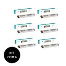 Kit 6 Driver Slim 10A Bivolt Saída 12V 120W IP20 Gaya