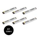Kit 6 Driver Slim Entrada Bivolt Saída 12V 60W IP20 Gaya