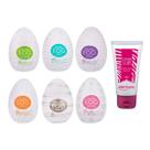 Kit 6 Egg Masturbador Masculino Magical Kiss Lubrificante