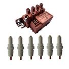 Kit 6 Eletrodos Terminal Fino Continental Perfetto
