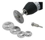 Kit 6 Em 1 Mini Disco Serra Circular Micro Retifica Dremel