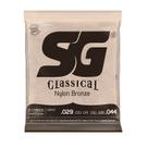 Kit 6 Encordoamento Violão Nylon Alta SG 65/35 Prata 5405