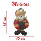 Kit 6 Enfeites De Natal Com Lousa Boneco De Neve 18cm