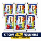 Kit 6 Envelopes de Figurinha da Copa do Mundo 2026 Oficial (42 figurinhas) Panini