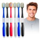 Kit 6 Escovas De Dente Revolution Pro Cerda Macia Adulto