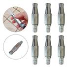 Kit 6 Esguicho Regulável Para Mangueira 1/2 Pol Em Metal Zamak