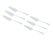 Kit 6 Espátulas P/ Servir Bolos Tortas Doces Sobremesa Inox