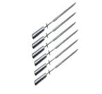 Kit 6 Espeto Espada Para Grill Giratória Inox