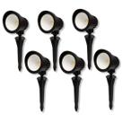 Kit 6 Espeto Led Hummer 5W Luz Amarela 3000K IP65 Bivolt