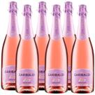 Kit 6 Espumante Garibaldi Vero Moscatel Rosé 750ml