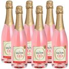 Kit 6 Espumante Salton Zero Álcool Rose 750ml