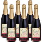 Kit 6 Espumante Salton Zero Álcool Rouge 750ml