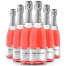 Kit 6 Espumante Stefanello Moscatel Rosé 750ml