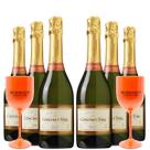 KIT 6 Espumantes Concha y Toro Sparkling Wine Brut, 750ml