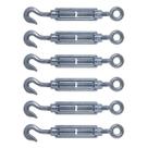 Kit 6 Esticadores P/ Cabo De Aço 3/16 - Aço Galvanizado M05X70
