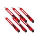 Kit 6 Estilete C/ Trava Lâmina Estreita 8285 9mm Brasfort