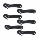 Kit 6 Estiletes de Segurança Bico de Pato Pelicano P-1200 com Lâmina Circular Corte Seguro para Embalagens, Fitilhos