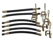 Kit 6 Extensão Alongadora Bico Pneu Caminhao 21cm Suportes