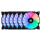 Kit 6 Fans Mancer Z100 RGB Com Controladora 120mm - MCR-Z10RGB-01