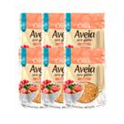 Kit 6 Farelo de Aveia Sem glúten 100% Natural 200g Leve Croc Kit 6 Farelo de Aveia Sem glúten 100% Natural 200g Leve Croc