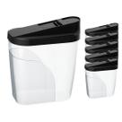 Kit 6 Farinheiras Açucareira Sabão Preta Vermelha - Uninjet